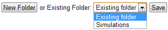 add to folder form
