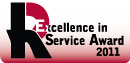 Excellence in Service Award 2011 logo